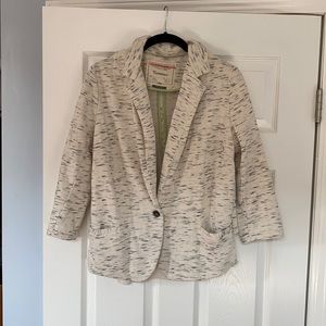 Anthropologie sweatshirt peplum blazer
